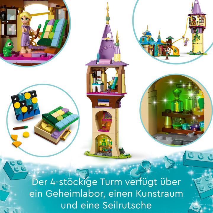 Produktbild LEGO Rapunzels Turm und die Taverne „Zum Quietscheentchen“ (43241, LEGO Disney)