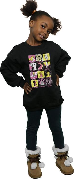 Actual product image Disney Girls Tinkerbell Squares Sweatshirt (152, 158)