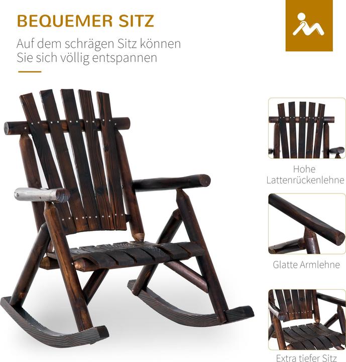 Actual product image Outsunny Rocking chair