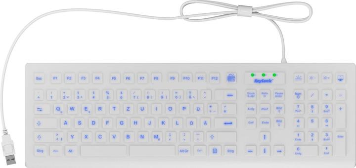 Immagine prodotto KeySonic Tastiera Full Size Hygiene Industrial per Windows®. (DE, Cablato)