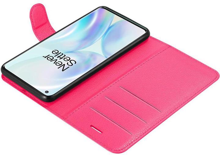 Actual product image Cadorabo Book with stand function cover (OnePlus 8 Pro)