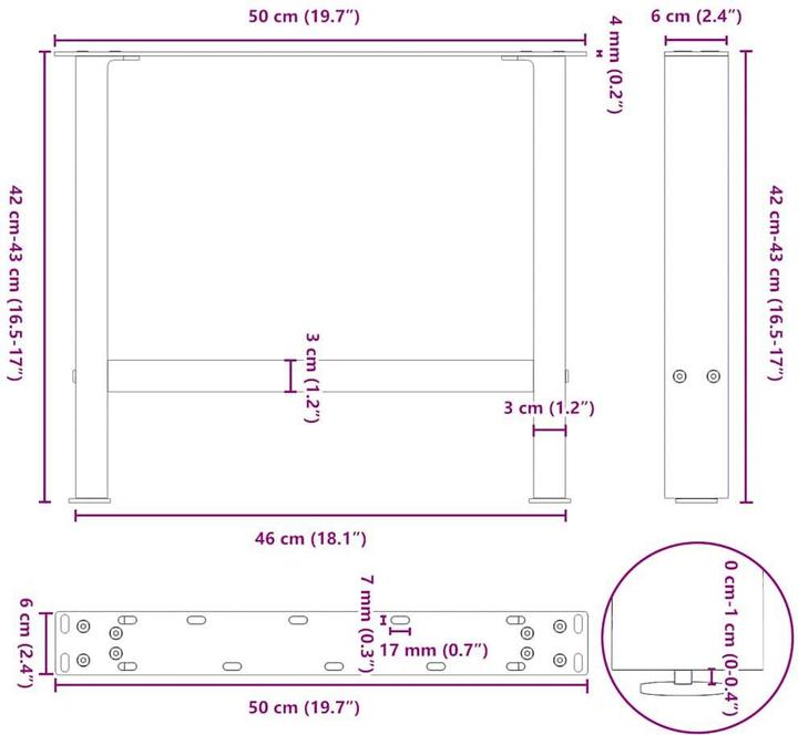 Actual product image VidaXL Osanne