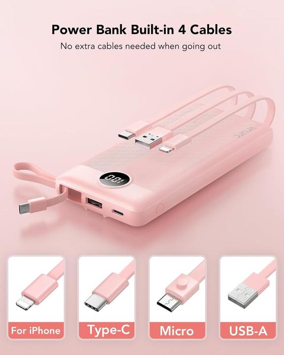Actual product image Vrurc Powerbank (10000 mAh, 12 W)