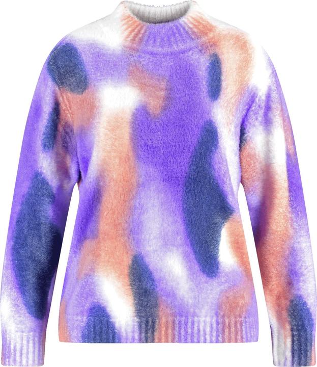 Produktbild Samoon Kuscheliger Pullover mit Print Pullover Langarm Rundhals - 64022 (52)