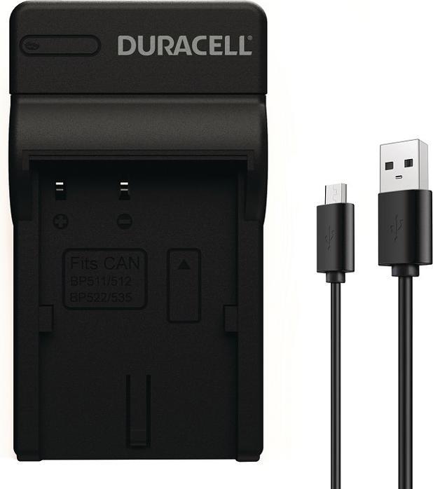 Produktbild Duracell Ladegerät mit USB Kabel für DRC511/BP-511 (Kamera Akku Ladegerät)
