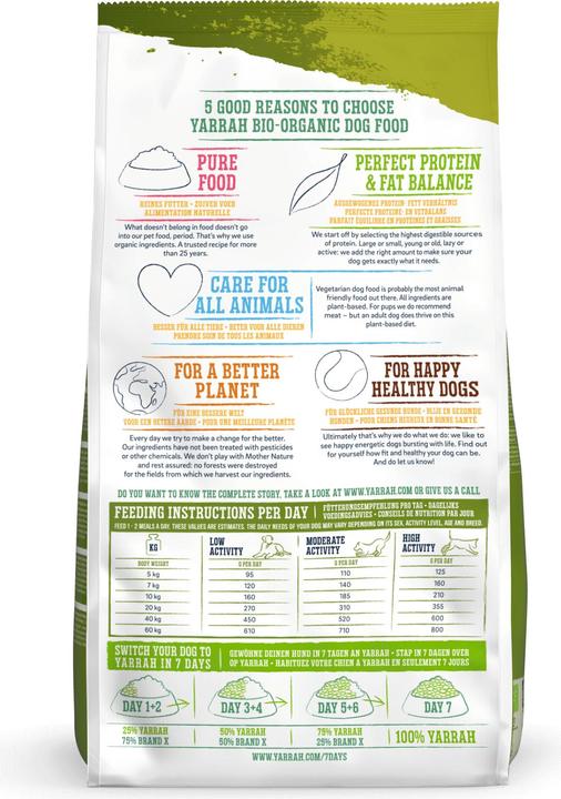 Actual product image Yarrah Dry Dog Food TF Bio Vega, 2 kg, Adult, Grain-free (Adult, 1 pcs., 2000 g)