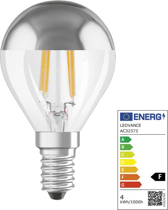 Immagine prodotto Osram Specchio CLP FIL (E14, 4 W, 350 lm, 1 x, F)