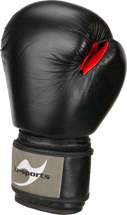 Actual product image Ju-Sports Boxing gloves black / red (12 OZ, 12)