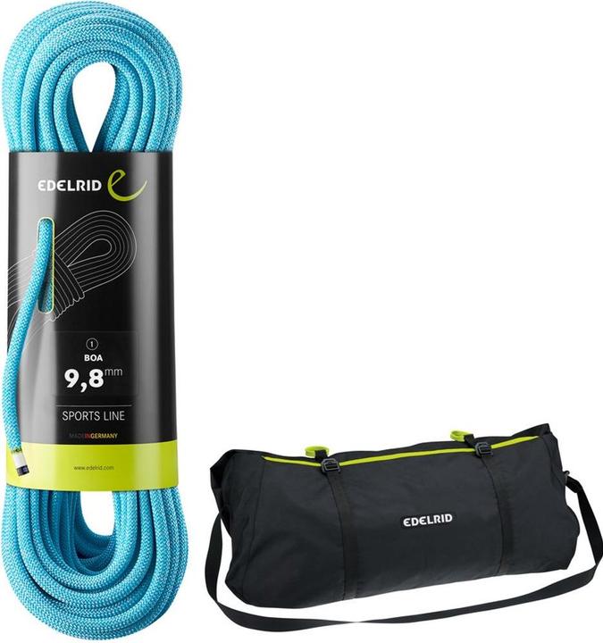Immagine prodotto Edelrid Boa 9.8 corda da arrampicata con borsa porta corda (70 m)