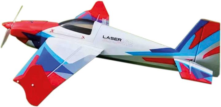 Produktbild Extremeflight-RC laser 60" v2 plus blau/weiss/rot arf mit tragflächen-schnellverschluss