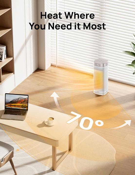 Produktbild Dreo Elektrischer Heizlüfter mit Thermostat (2000 W)