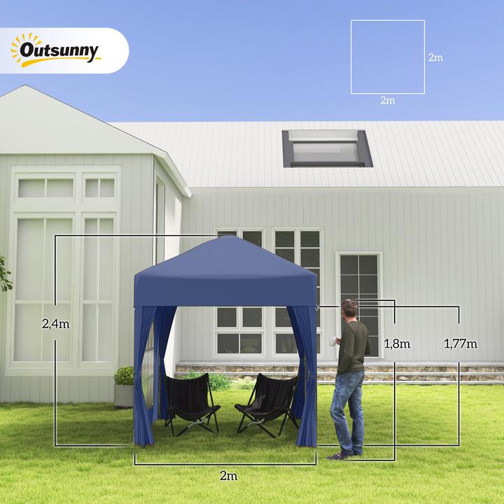 Actual product image Outsunny Folding pavilion (200 cm, 200 cm)