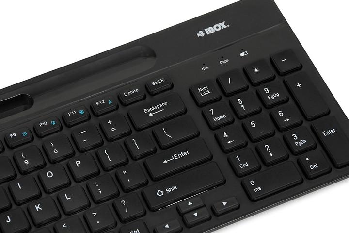 Actual product image iBox Kallisto BT/2 4 GHz wireless keyboard (Eng. Int., Wireless)