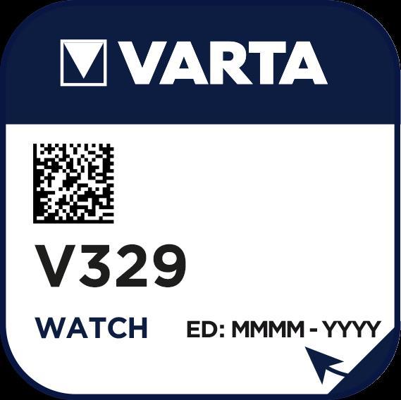 Image du produit Varta Watch V329 (1 pcs, V329, 37 mAh)