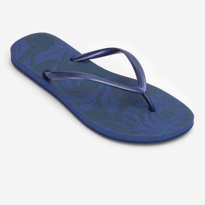 Produktbild Olaian Zehensandalen Damen 500 Flowy petrolblau (40)