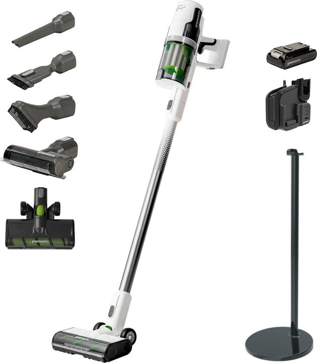 Actual product image Greenworks cordless vacuum cleaner GD24SVK4D 24V 4Ah