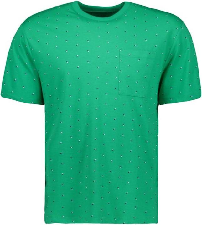 Actual product image Tom Tailor T-Shirt Kurzarmshirt gepunktet mit Brusttasche (L)