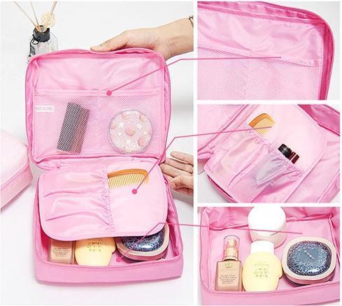 Actual product image Only-Bags.Store Portable carry-on cosmetic bag, large capacity travel storage bag, easy to carry