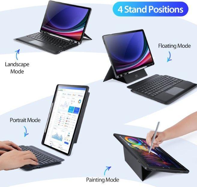 Immagine prodotto Dux Ducis Custodia per tastiera serie DK (US, Galaxy Tab S9+)