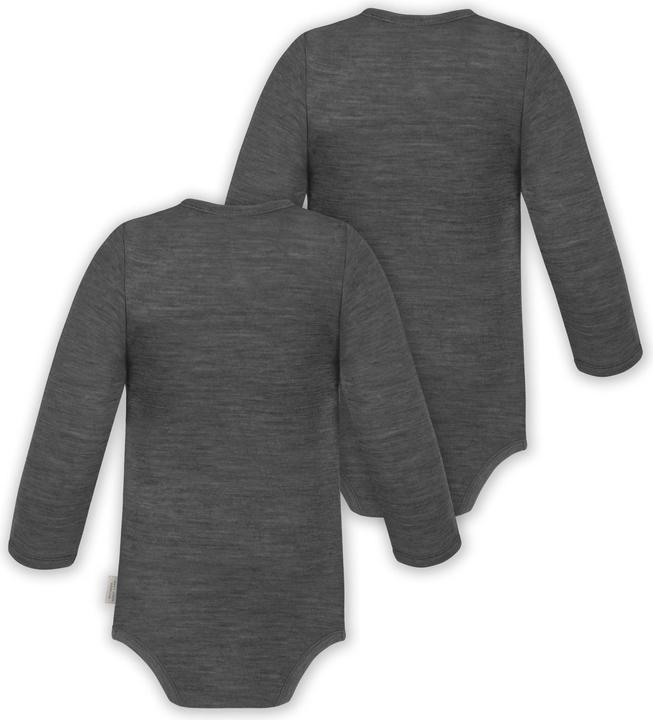 Immagine prodotto Normani Confezione da 2 pezzi di body per neonato in merino a manica lunga - 9343 (56)