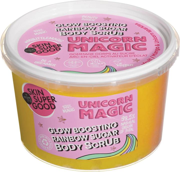 Produktbild Natura Siberica Skin So Good MYLITTLEMAGIC Unicorn Magic Glow Boosting Sugar Body Scrub 250ml (250 ml)