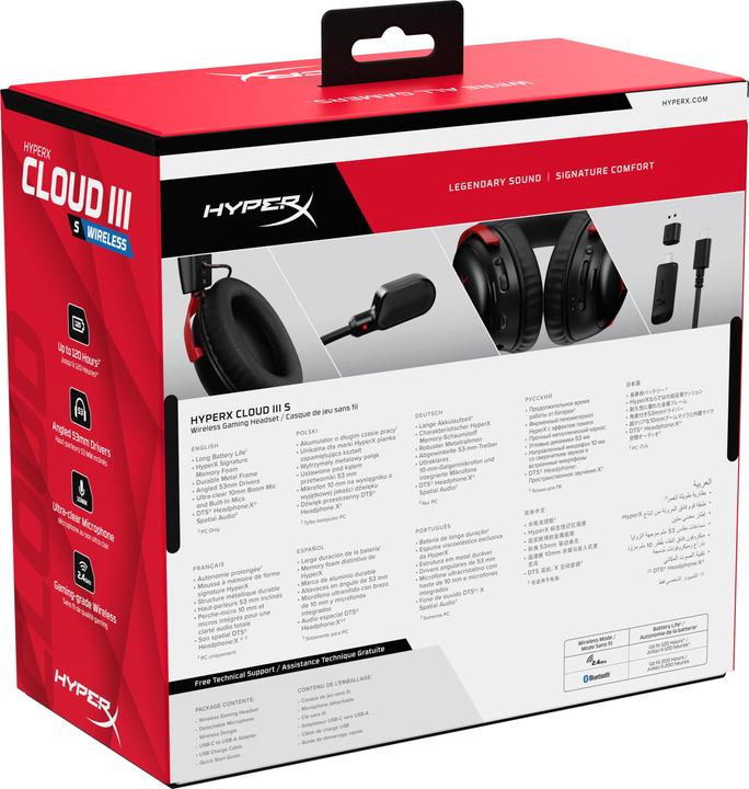 Actual product image HyperX Cloud III S (Wireless)