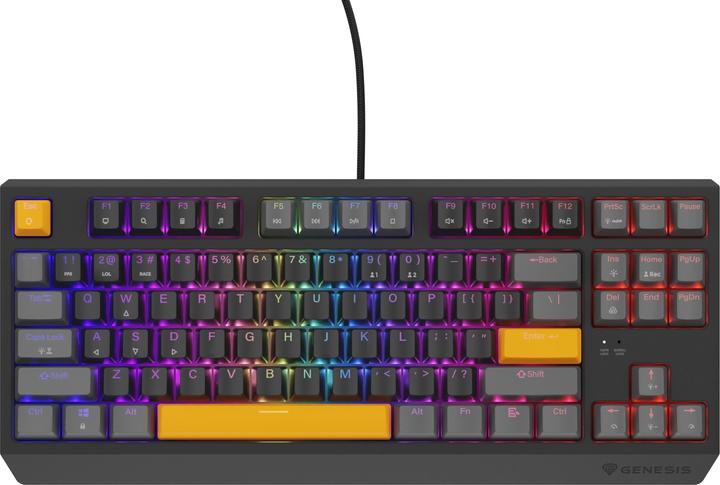 Produktbild Genesis Thor 230 TKL Anchor Gray Positive RGB Outemu Red (US, Kabelgebunden)