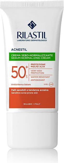 Image du produit Rilastil Sun System Spf50+ Acnestil 40ml (Crème solaire visage, SPF 50, 40 ml, 63 g)