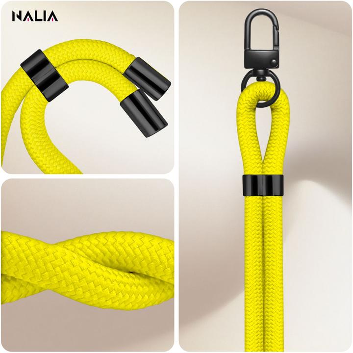 Actual product image Nalia HoldMe Lanyard Handykette - Universal Trageband für Smartphones - Verstellbar, Soft & Elastisch
