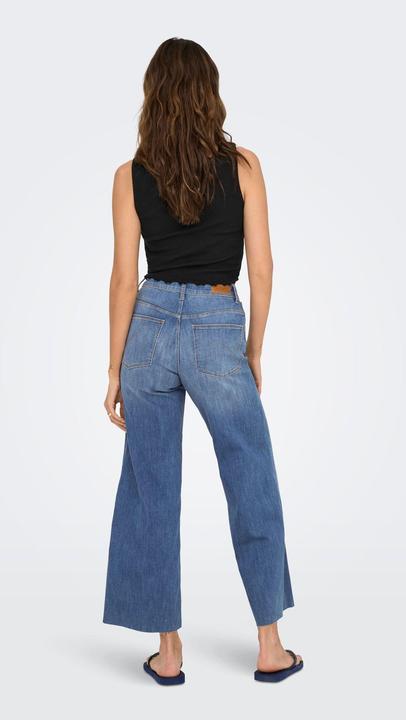 Produktbild Only ONLANN-MADISON Hohe Taille Verkürzt Jeans Jeans mit weitem Bein (34)