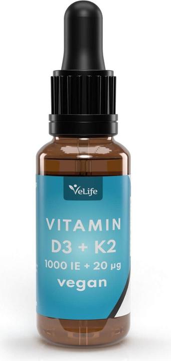 Image du produit VeLife D3 K2 vegan gouttes (1 pièce(s), Gouttes, 83 g)