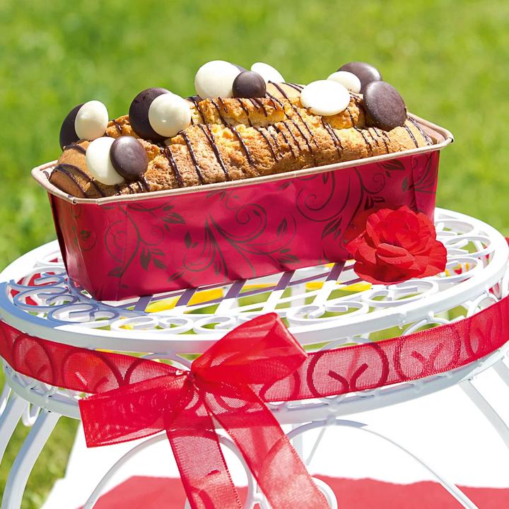 Actual product image Städter Loaf Pan Disposable Mini Red
