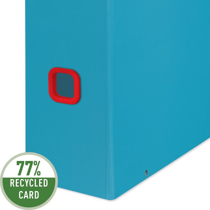 Actual product image Leitz Click & Store Cosy magazine file, A4, hardboard, blue Hardboard with PP film, assembled by means of (A4)