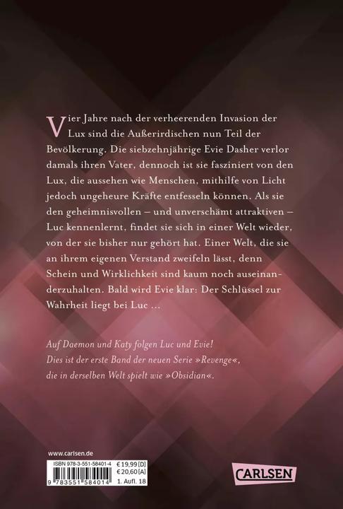 Produktbild Revenge 1: Revenge. Sternensturm (Obsidian-Spin-off) (Deutsch, Jennifer L. Armentrout, 2018)