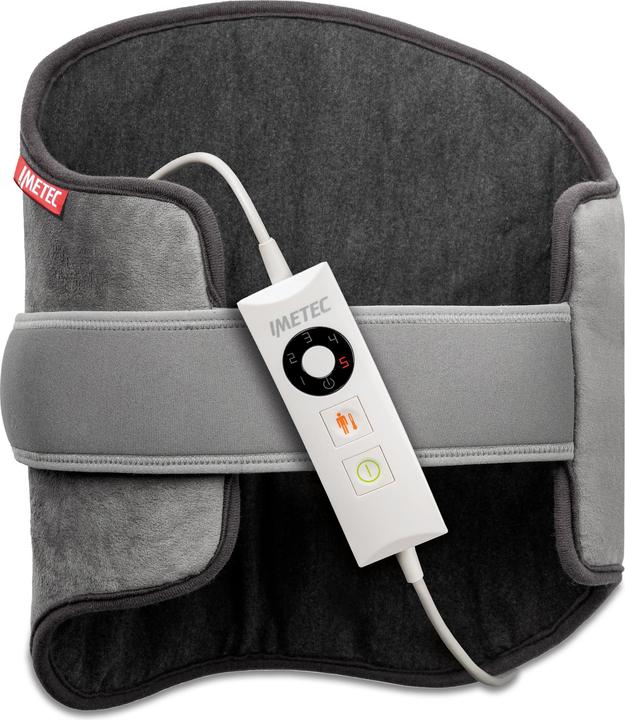 Imetec Intellisense Lumbar, thermisches Lendenkissen mit Gummiband, Rapido