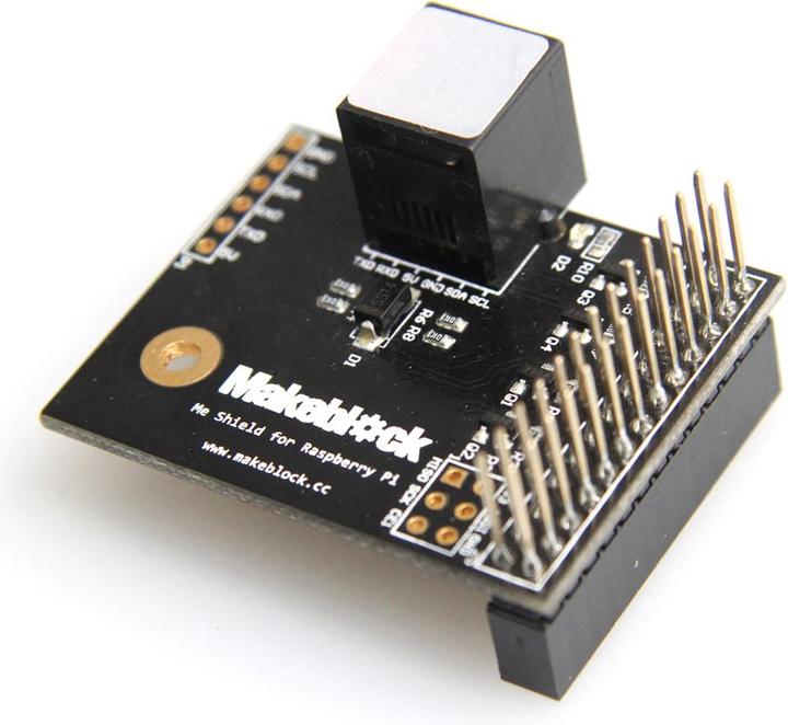 Actual product image Makeblock Me Shield for Raspberry Pi (Raspberry Pi, Makeblock Mainboard, Shield, Badges, Display, Construction kit)