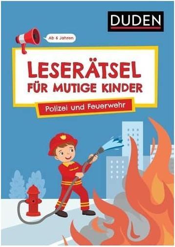 Actual product image Leserätsel für mutige Kinder - Polizei und Feuerwehr - Ab 6 Jahren (German, Janine corner, Ulrike Rogler, 2024)