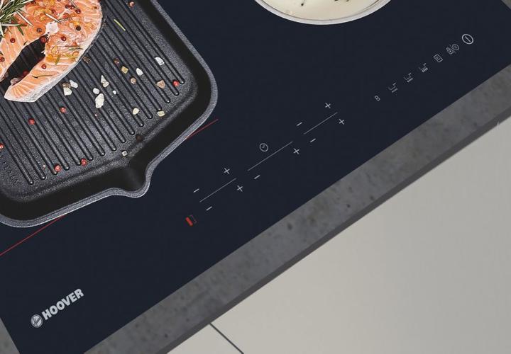 Produktbild Hoover H-HOB 700 INDUCTION HIES644DC Schwarz Einbau-Induktionskochfeld 60 cm 4 Herd(e)