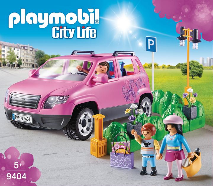 Immagine prodotto Playmobil Auto familiare con parcheggio (9404)