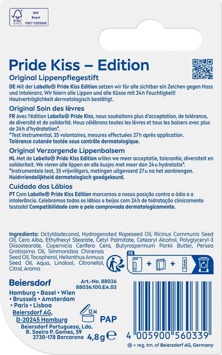 Actual product image Labello Pride Kiss Edition (Care pencil)