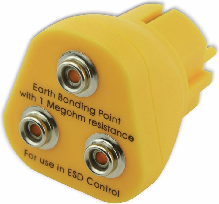 Produktbild Quadrios ESD-Erdungsstecker Druckknopf 10 mm