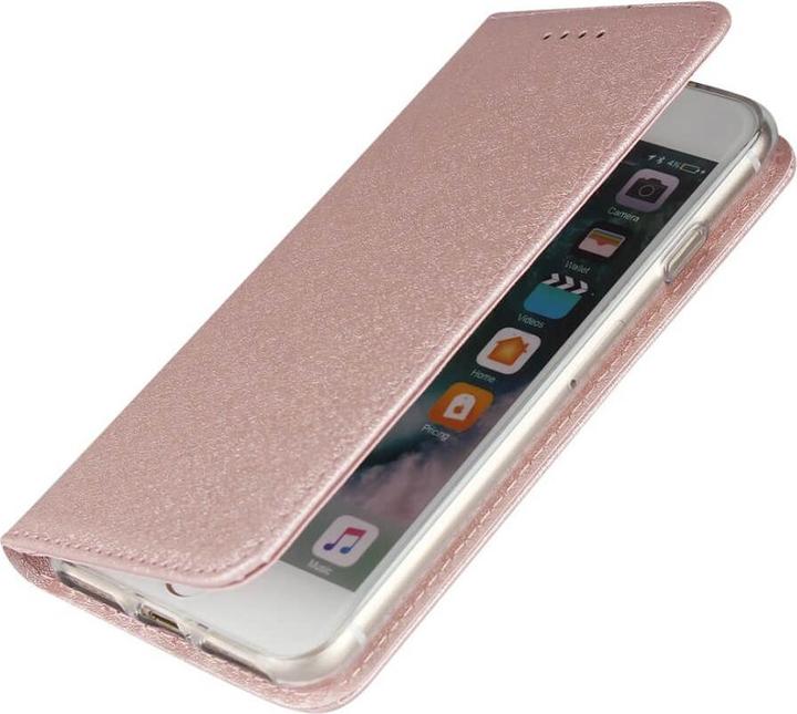 Immagine prodotto Cover-Discount iPhone SE / 8 / 7 - Custodia Flip con texture seta rosa (Apple iPhone 7, Apple iPhone 8)