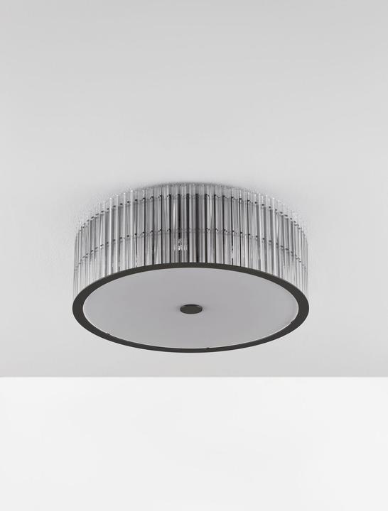 Productafbeelding Nova Luce BAROK plafondlamp G9 6-voudig zwart 17x47cm dimbaar 9006058