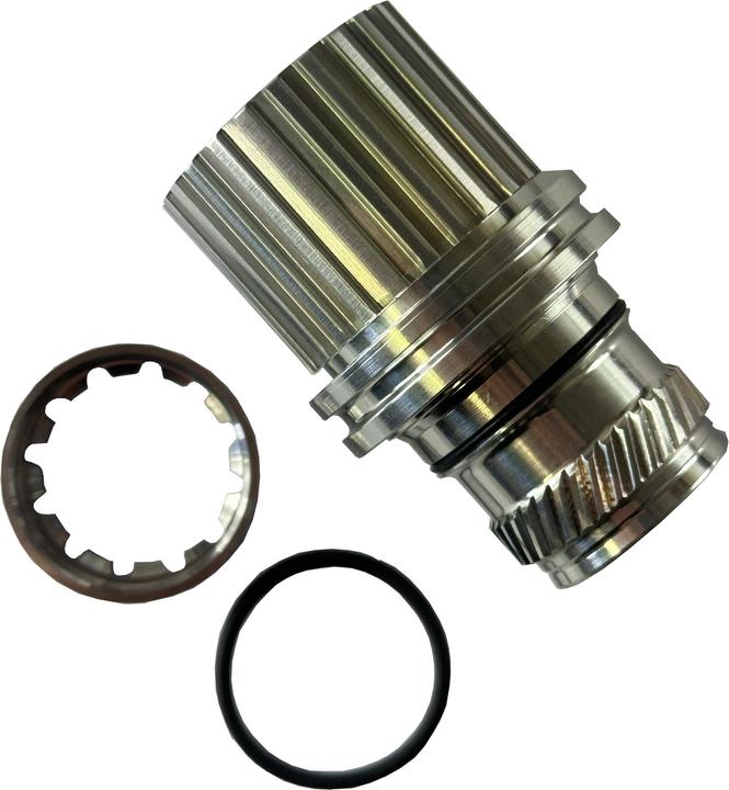 Chris King R45 Freilaufkörper Conversion Kit ohne Achse Shimano Microspline, Ceramic-Lager, silver