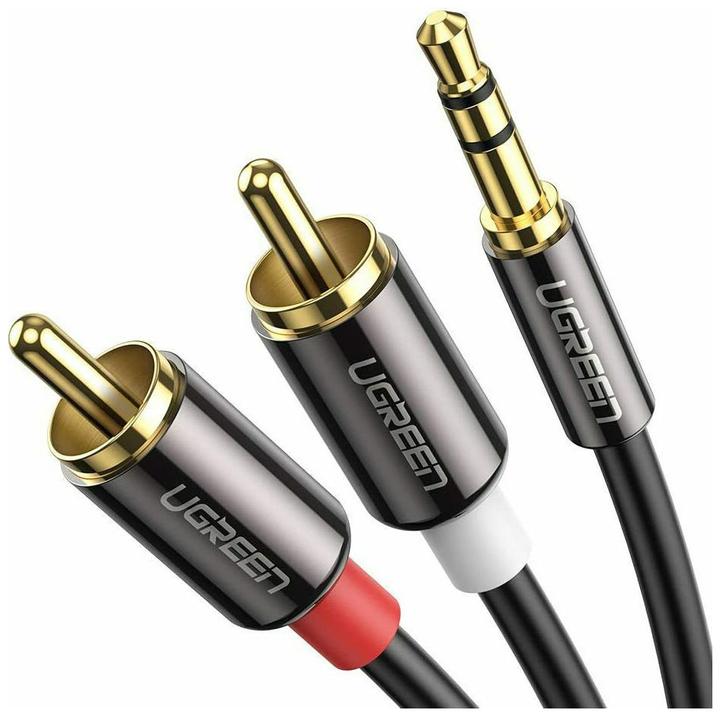Produktbild Ugreen 2x RCA – 3.5mm Klinke (2 m, Cinch, 3.5mm Klinke (AUX))