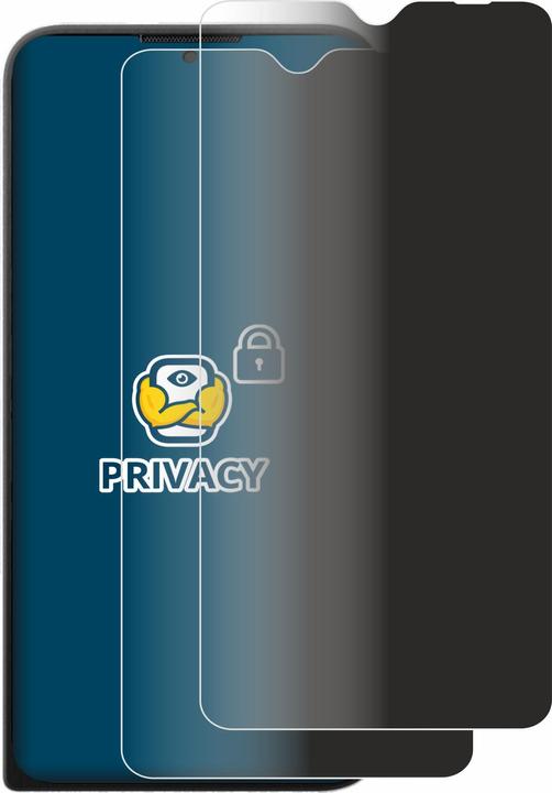 Productafbeelding BROTECT Anti-spionnetje privacyfolie Beschermfolie tegen blauw licht (2 Stuk, Motorola Defy (2021))