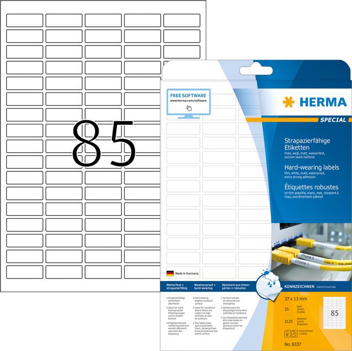 HERMA Weerbestendige etiketten A4