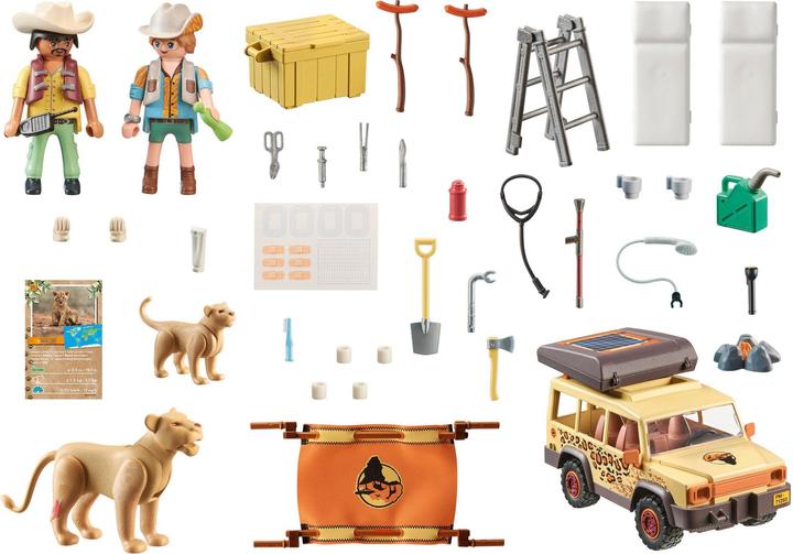 Produktbild Playmobil Mit dem Geländewagen (71293, Playmobil Wiltopia)