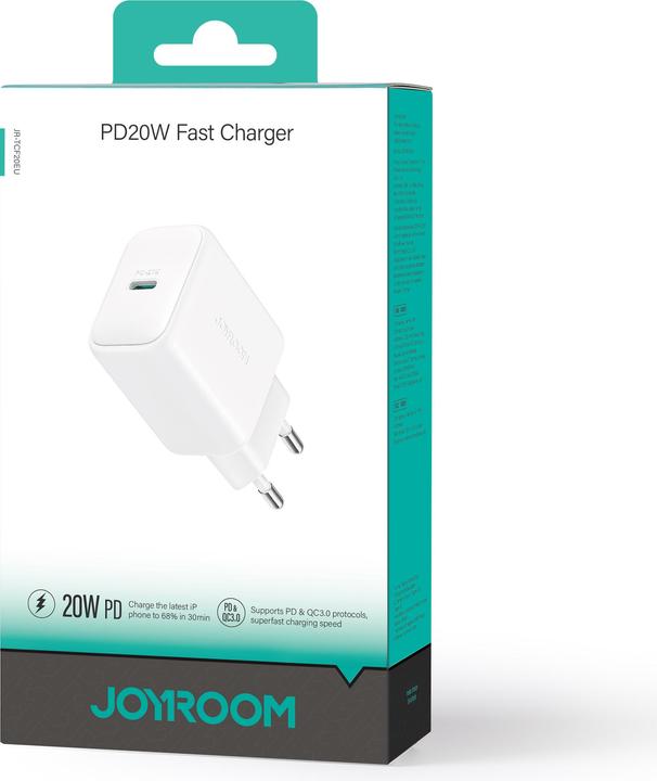 Immagine prodotto Joyroom Caricabatterie UE Plug PD 20W Fast Charger Type-C (20 W)