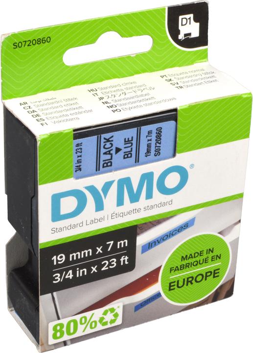 Produktbild Dymo S0720860 Standardband (1.90 cm, Blau)